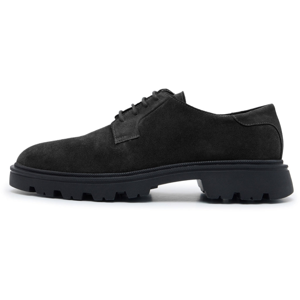 GARMENT PROJECT MAN Minnesota Derby - Black Suede Shoes 999 Black