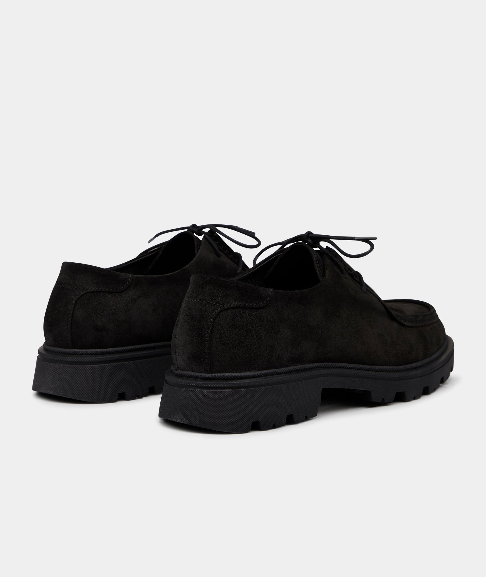 GARMENT PROJECT MAN Minnesota Low - Charcoal Suede Shoes 999 Black