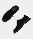 GARMENT PROJECT MAN Minnesota Low - Charcoal Suede Shoes 999 Black