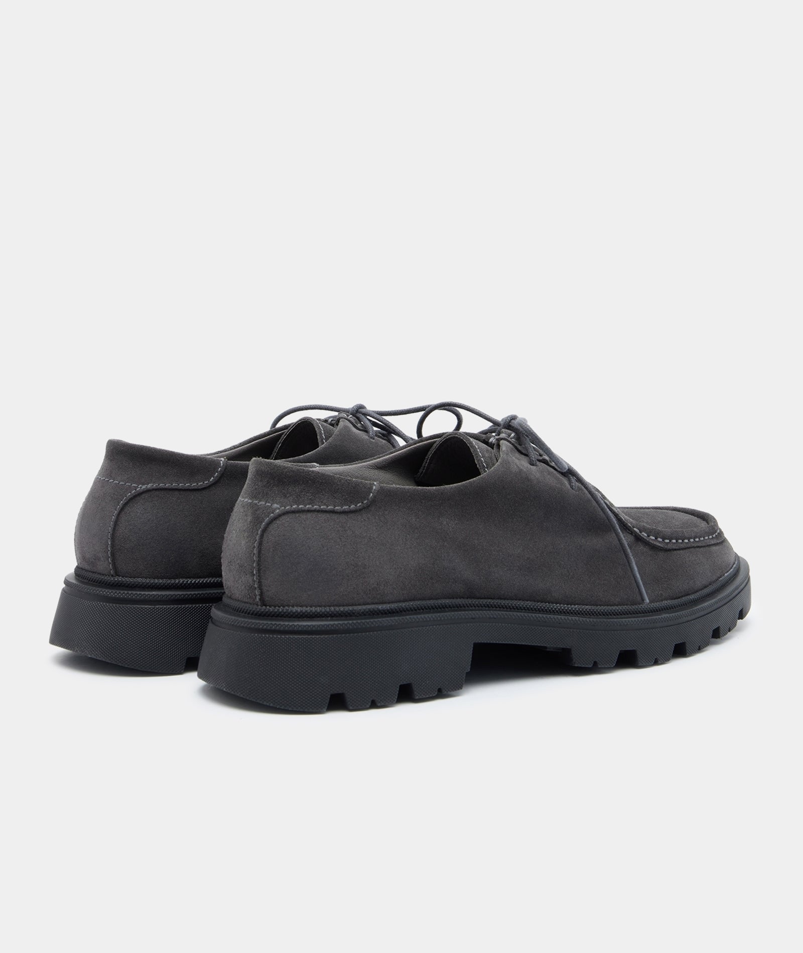 GARMENT PROJECT MAN Minnesota Low - Charcoal Suede Shoes 445 Charcoal