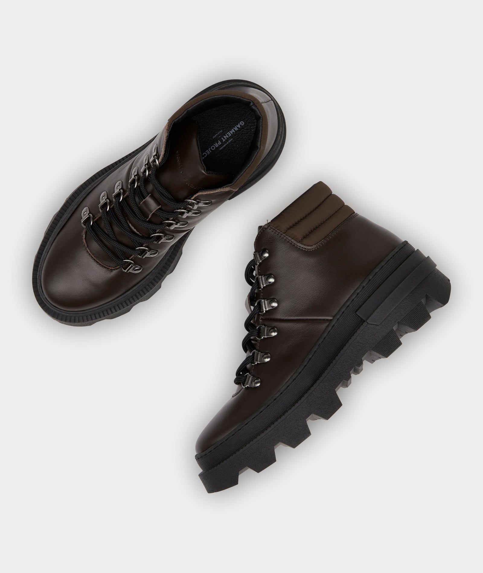 GARMENT PROJECT WMNS Nelly Lace-Up - Brown Leather Shoes 800 Brown