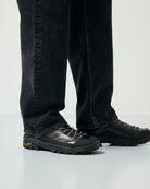 GARMENT PROJECT MAN Neve - Black Vintage Patent Leather Shoes 999 Black