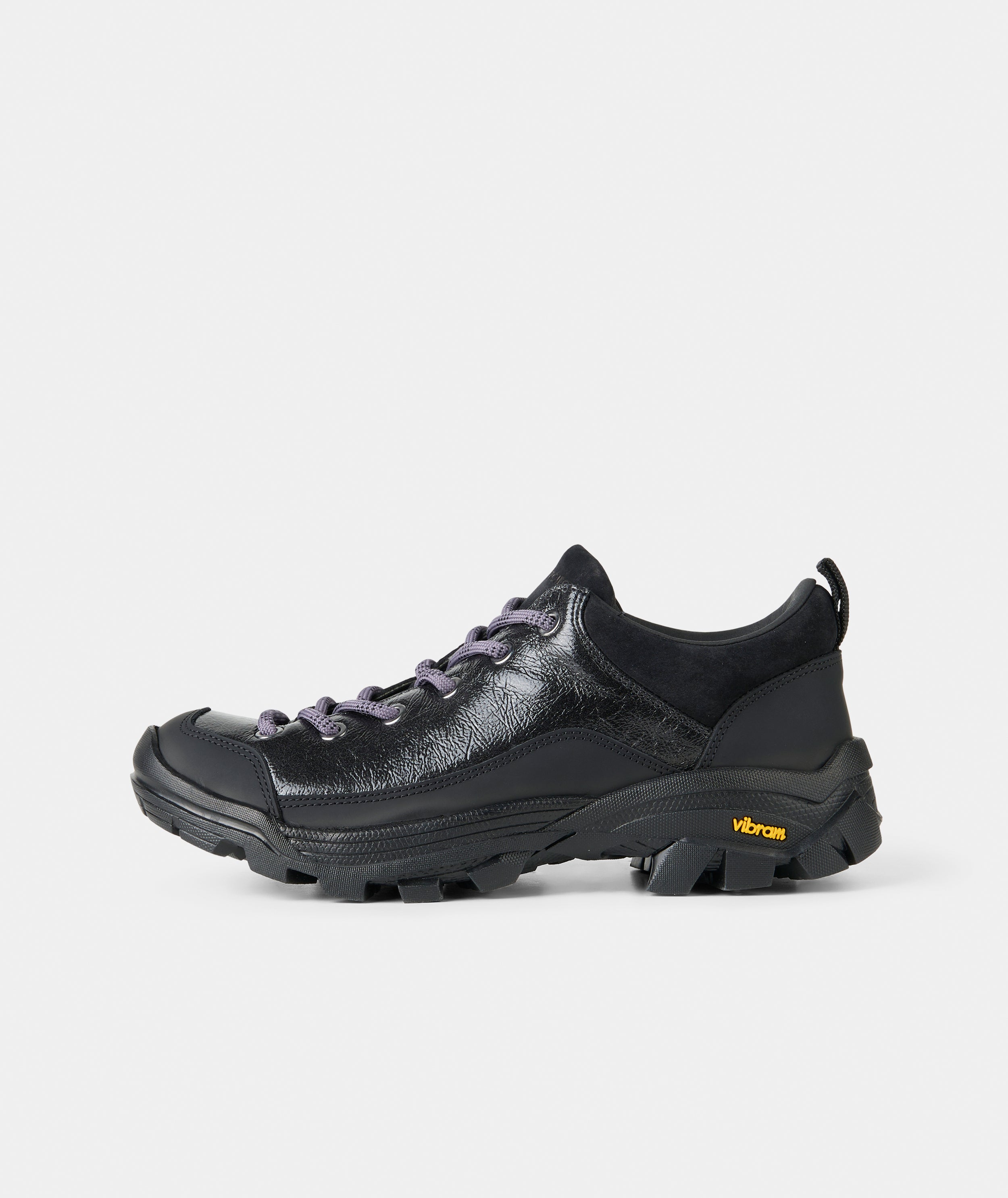 GARMENT PROJECT WMNS Neve - Black Vintage Patent Leather Shoes 999 Black