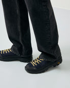 GARMENT PROJECT MAN Neve - Navy Hairy Suede Shoes 500 Navy