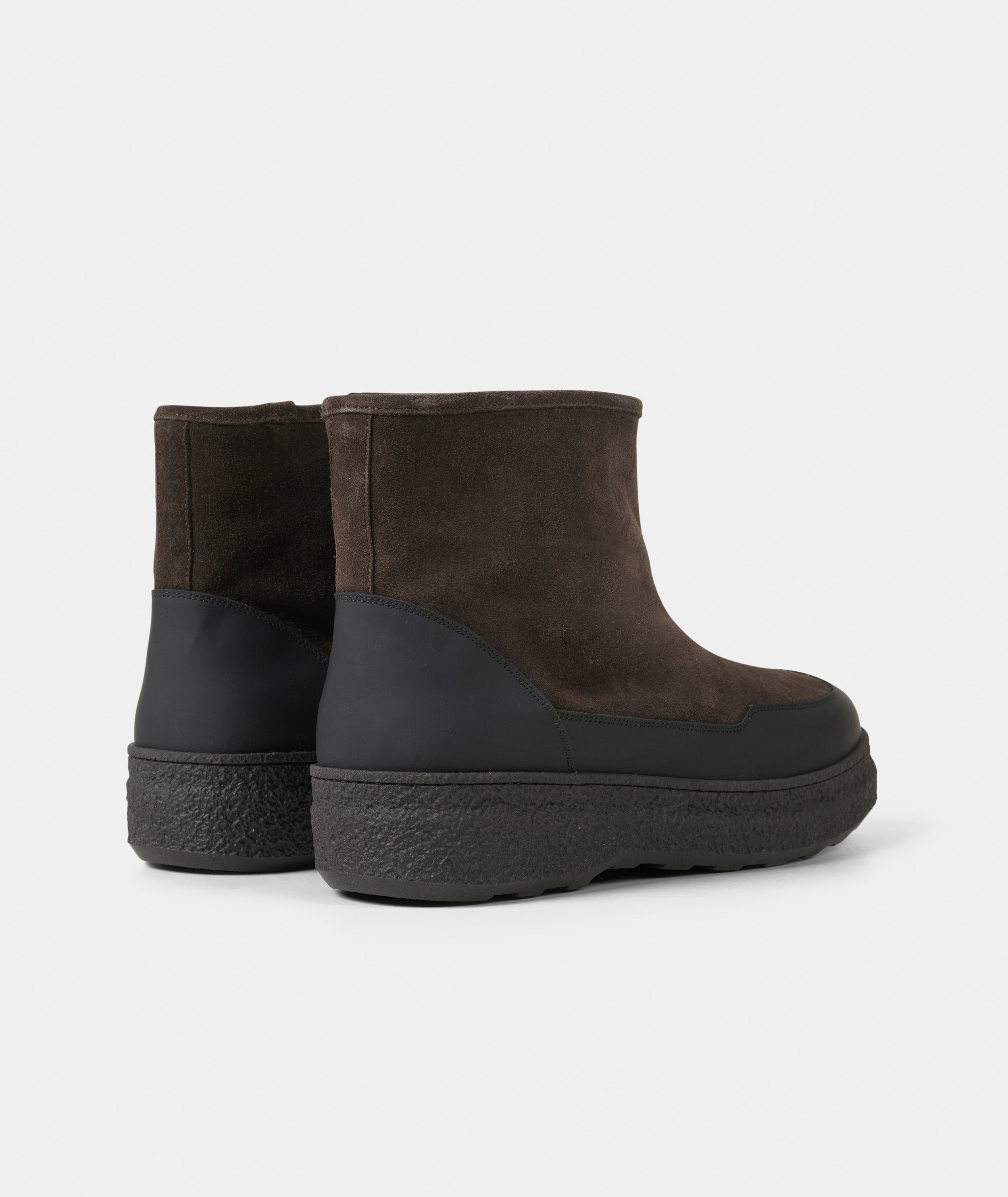 GARMENT PROJECT WMNS Nico - Brown Suede / Shearling Boots 800 Brown