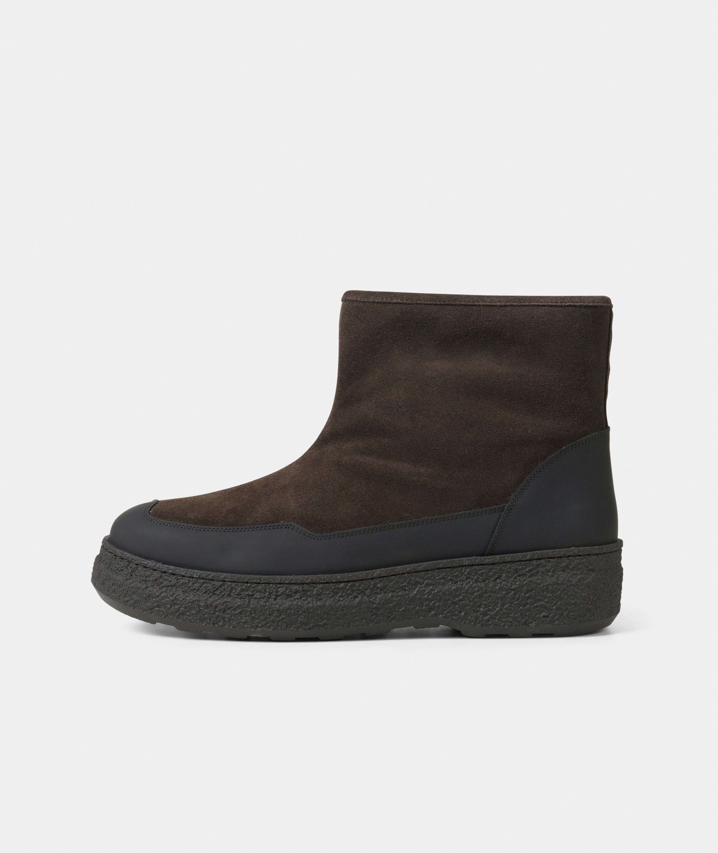 GARMENT PROJECT WMNS Nico - Brown Suede / Shearling Boots 800 Brown