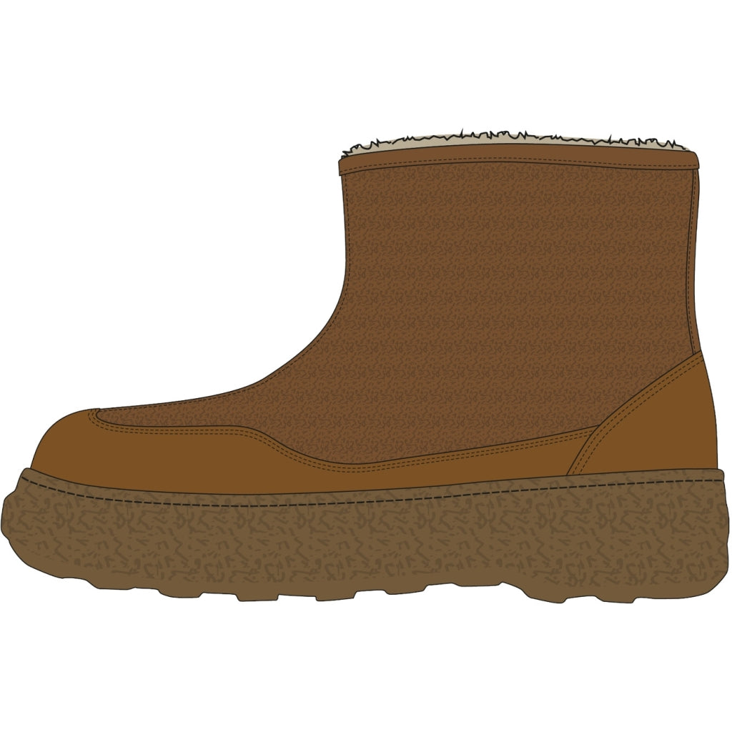 GARMENT PROJECT WMNS Nico - Cognac Suede / Shearling Boots 650 Cognac