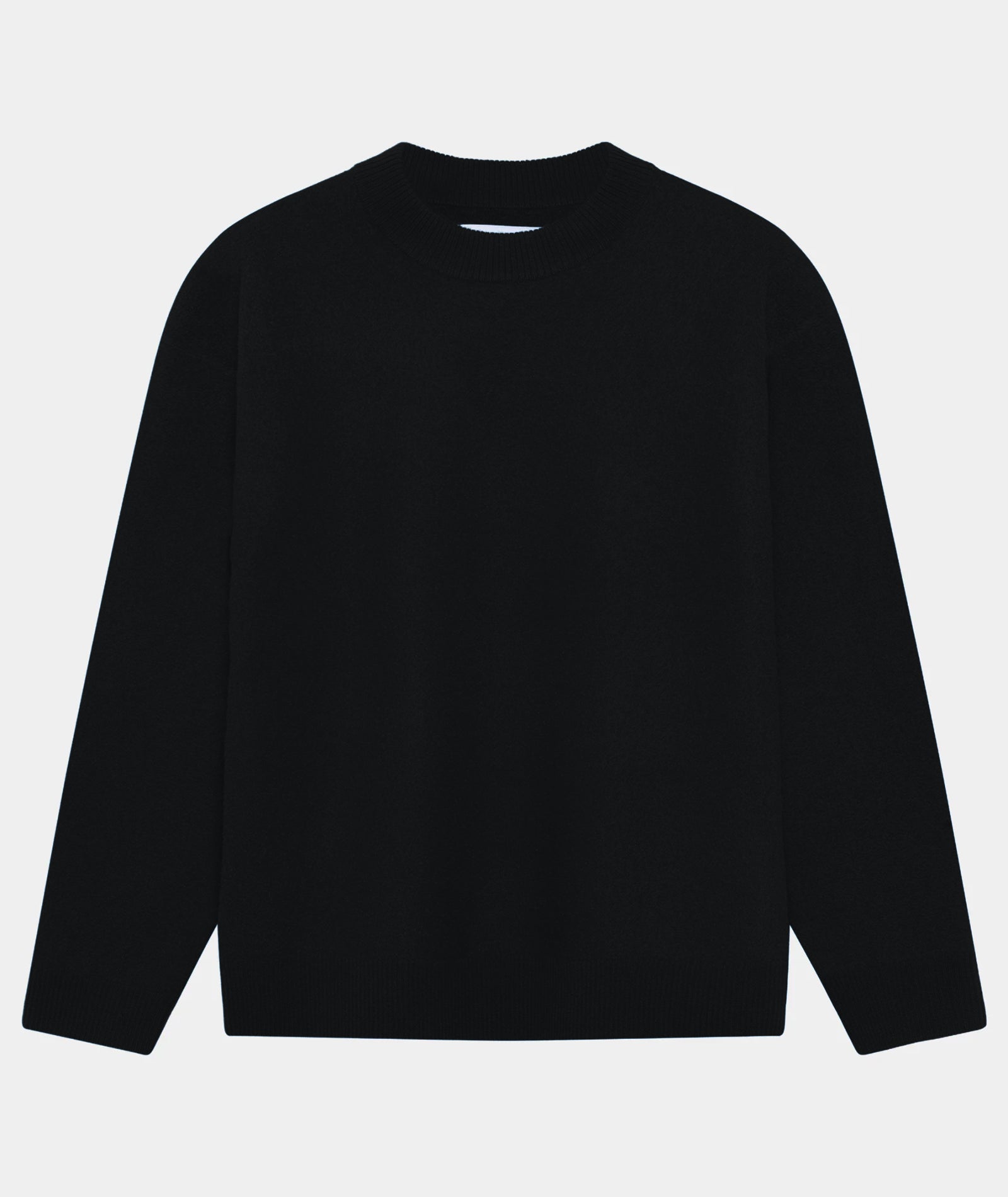 GARMENT PROJECT MAN Noah Wool Knit - Black Knit 999 Black