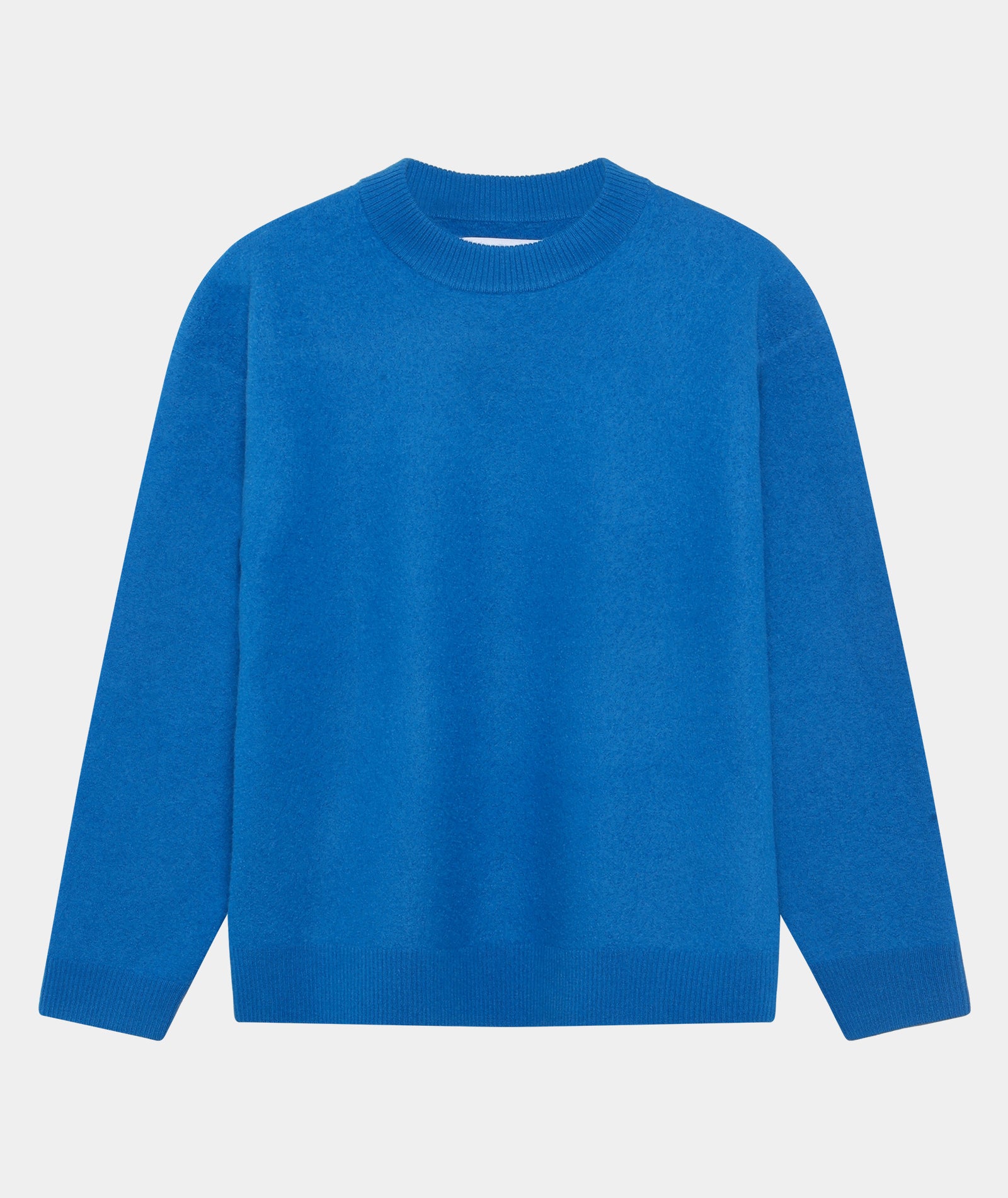 GARMENT PROJECT MAN Noah Wool Knit - Blue Knit 550 Blue
