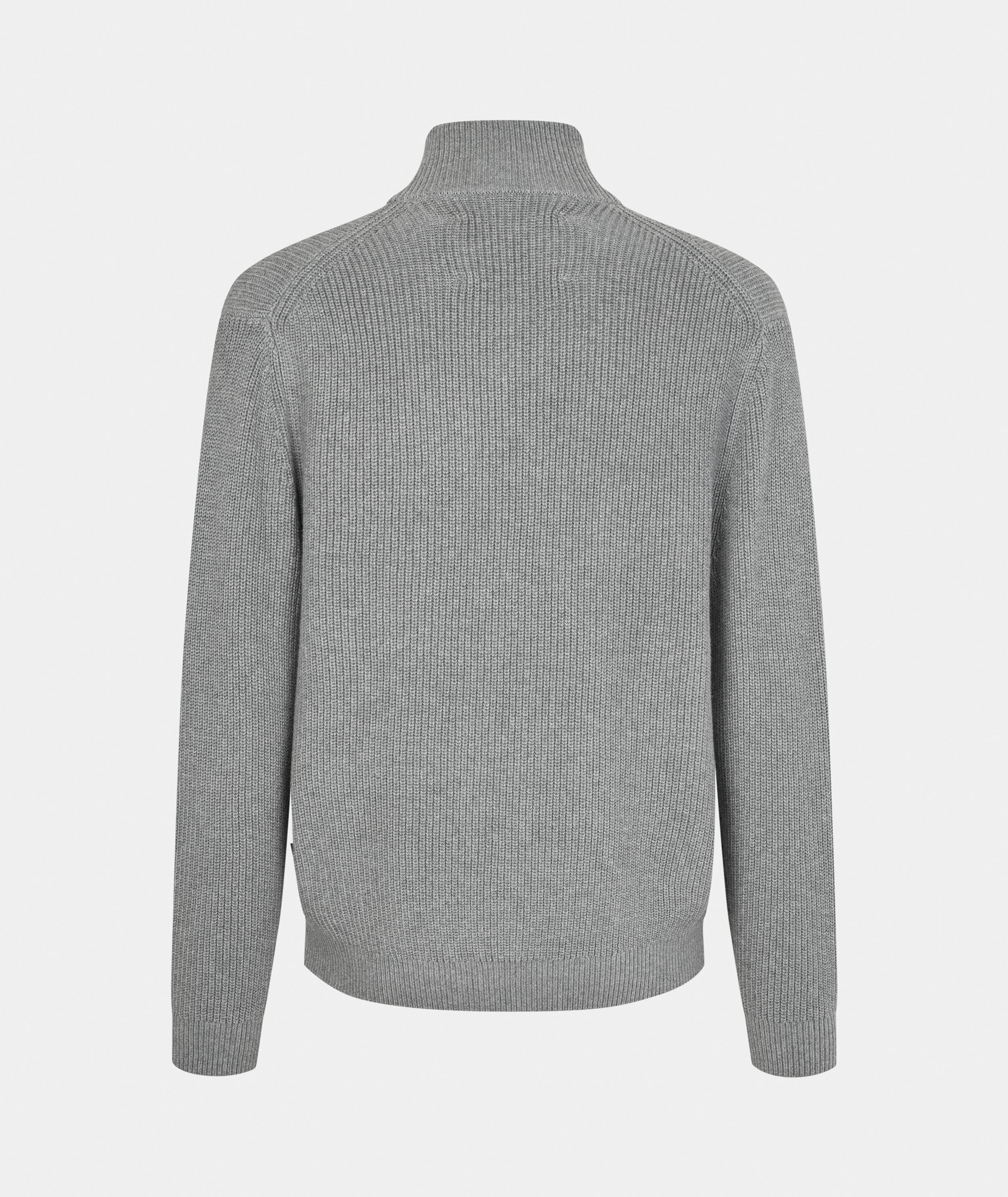 GARMENT PROJECT MAN Norman - Grey Melange Knit 400 Grey