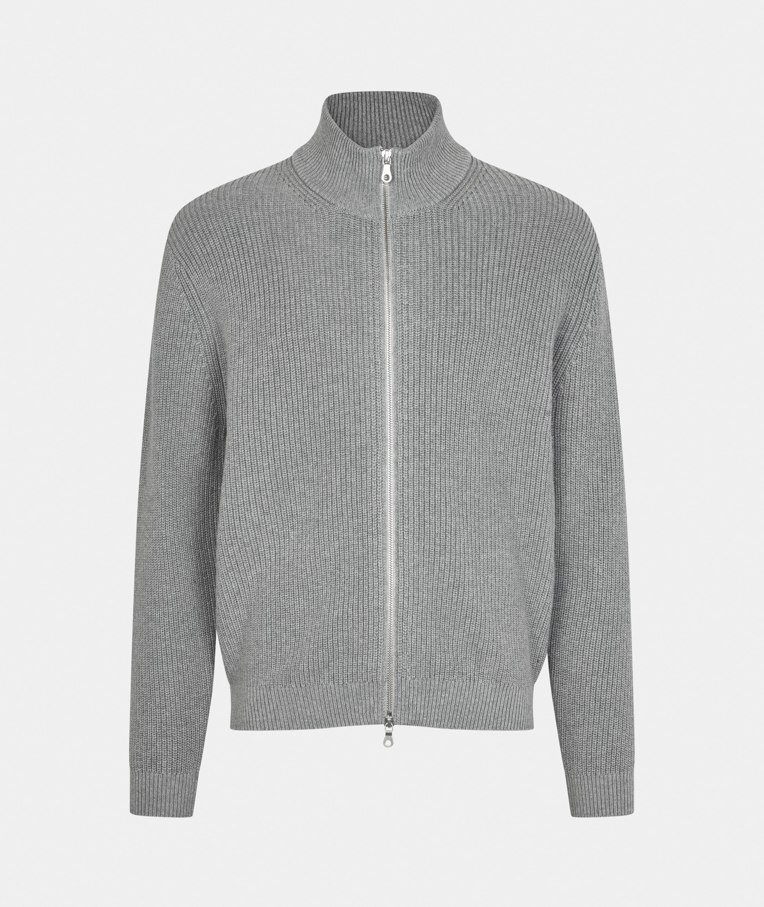 GARMENT PROJECT MAN Norman - Grey Melange Knit 400 Grey