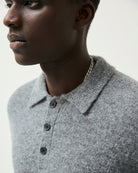 GARMENT PROJECT MAN Norton - Grey Melange Knit 400 Grey