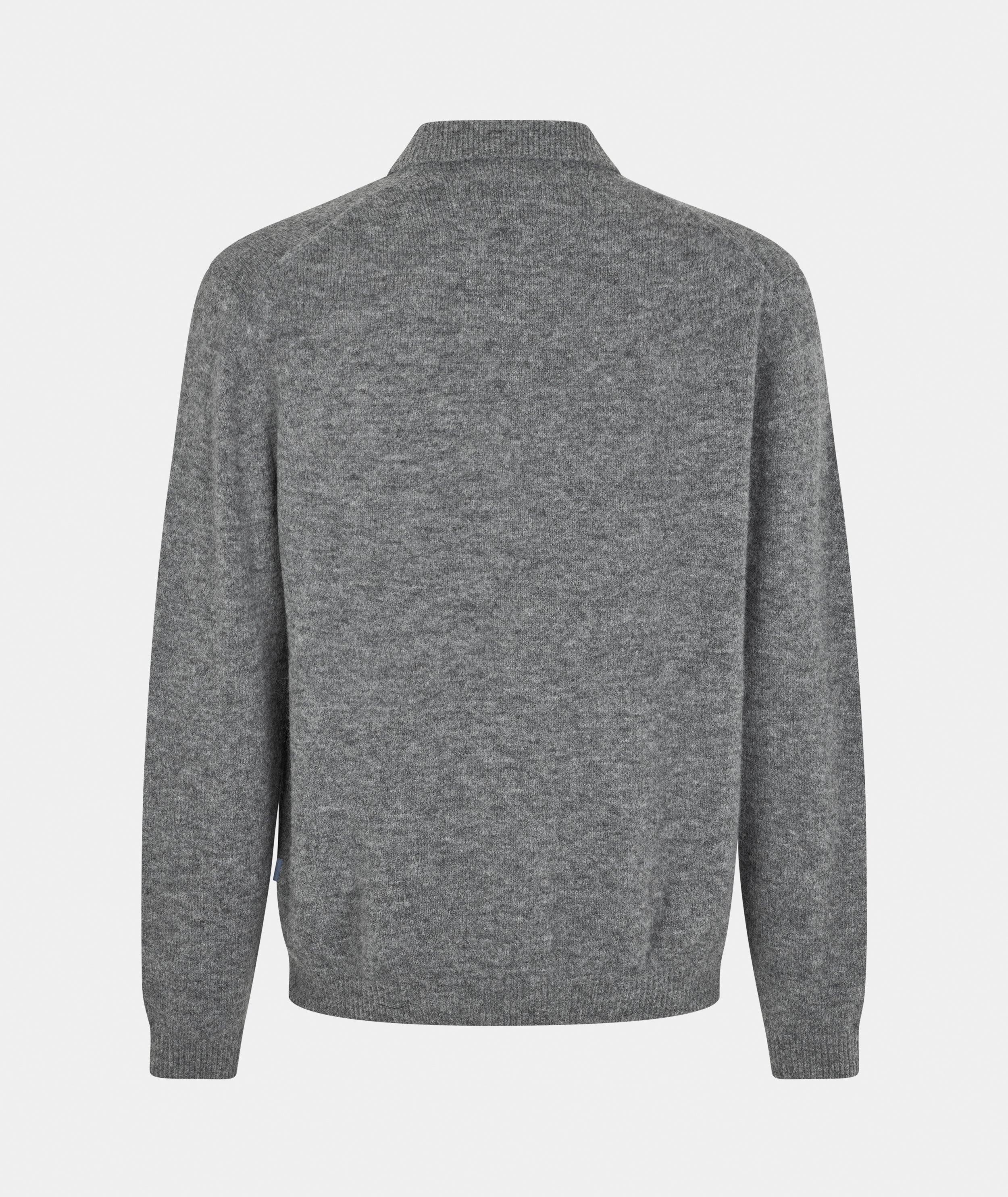 GARMENT PROJECT MAN Norton - Grey Melange Knit 400 Grey