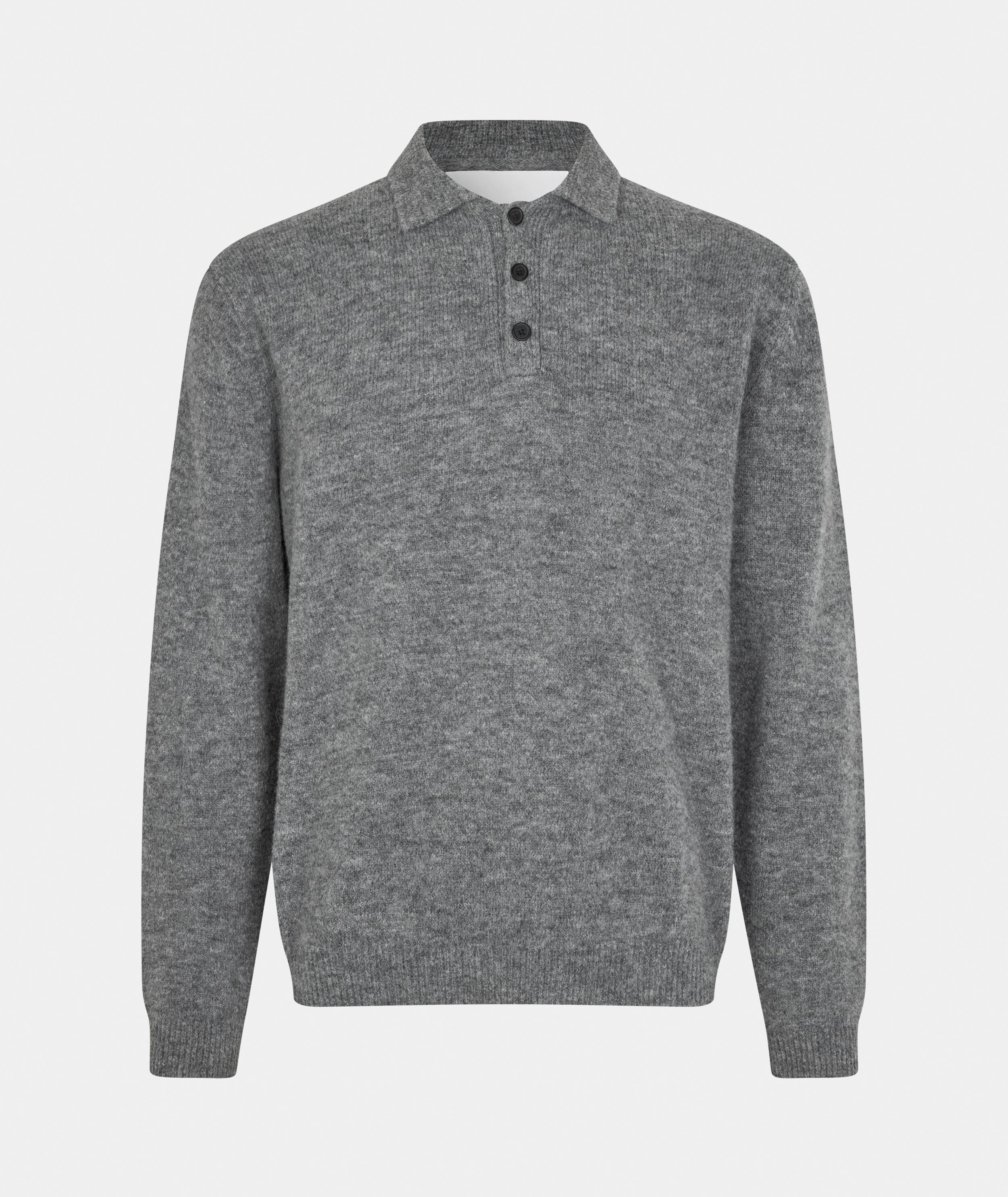 GARMENT PROJECT MAN Norton - Grey Melange Knit 400 Grey