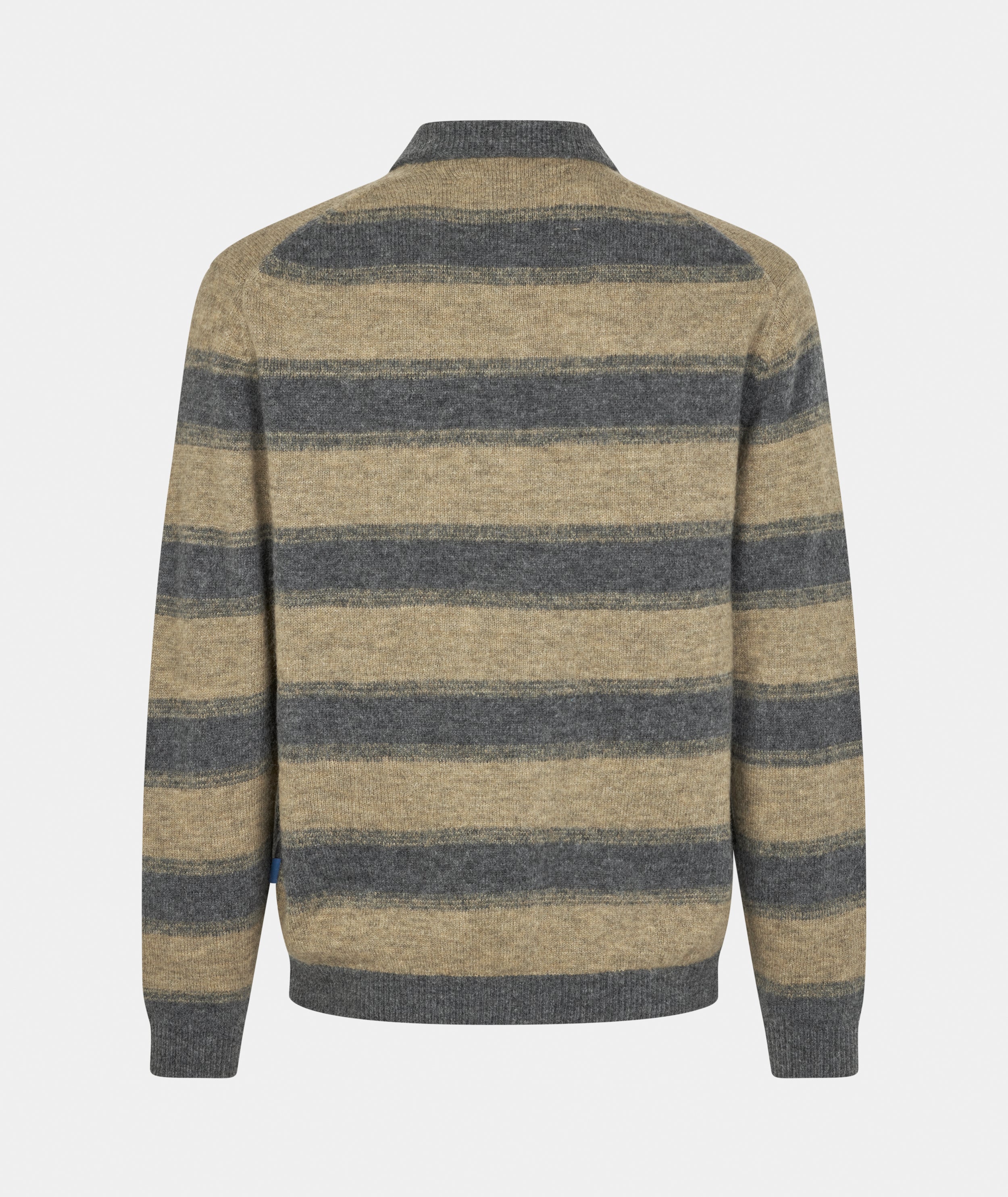 GARMENT PROJECT MAN Norton - Khaki/Grey Melange Knit 185 Khaki/Grey