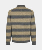 GARMENT PROJECT MAN Norton - Khaki/Grey Melange Knit 185 Khaki/Grey