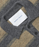 GARMENT PROJECT MAN Norton - Khaki/Grey Melange Knit 185 Khaki/Grey