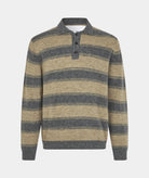 GARMENT PROJECT MAN Norton - Khaki/Grey Melange Knit 185 Khaki/Grey