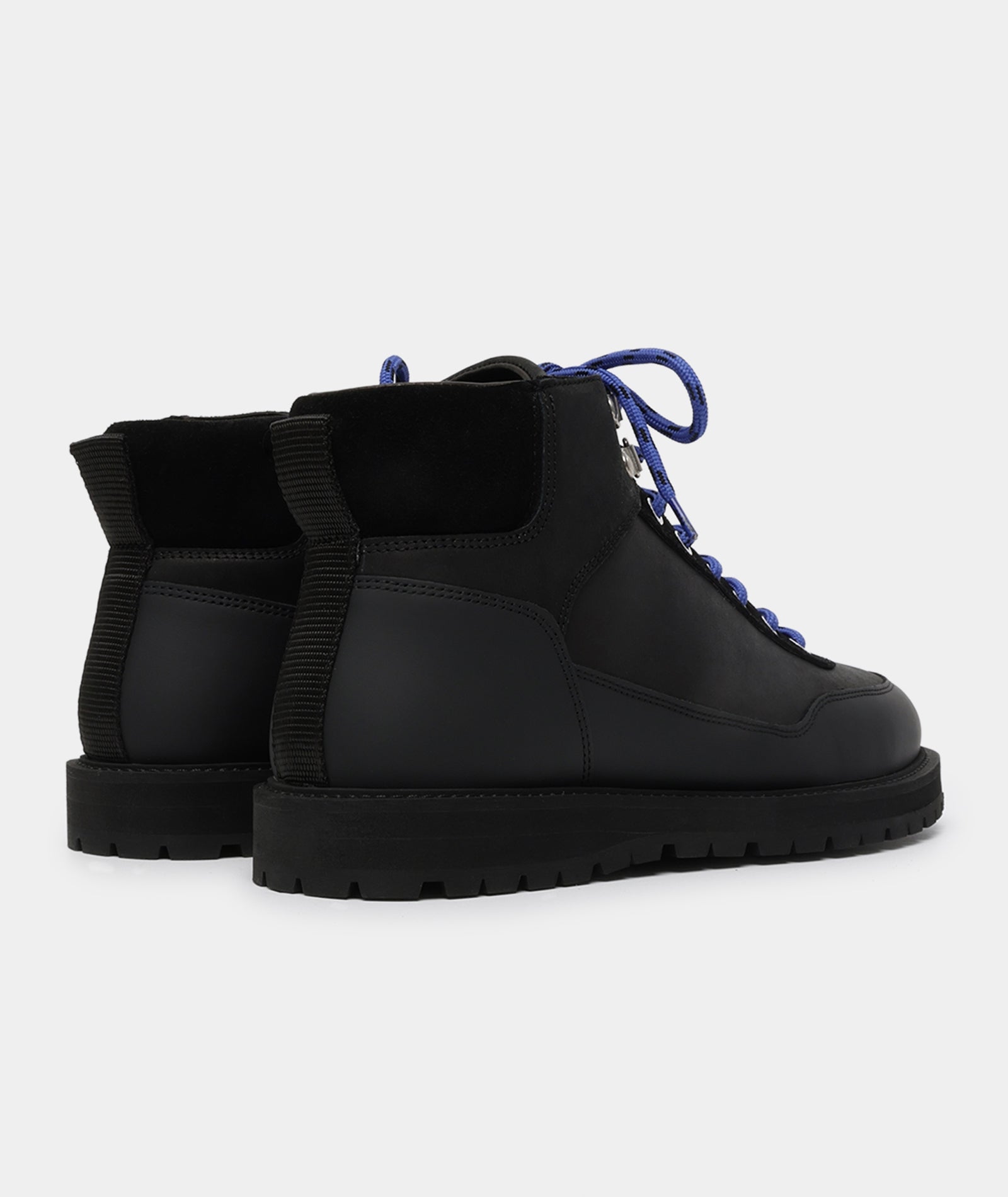 GARMENT PROJECT MAN Olaf Lace-Up Boot - Black crazy horse leather Boots 999 Black