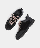 GARMENT PROJECT MAN Olaf Low - Black Suede Sneakers 999 Black