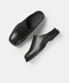 GARMENT PROJECT MAN Oliver - Black Leather Mules 999 Black