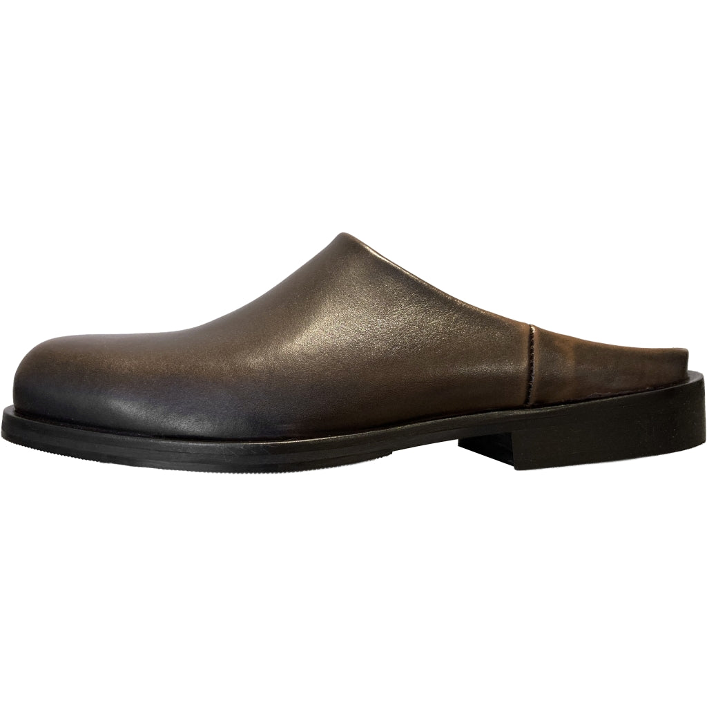 GARMENT PROJECT MAN Oliver - Brown Vintage Leather Mules 800 Brown
