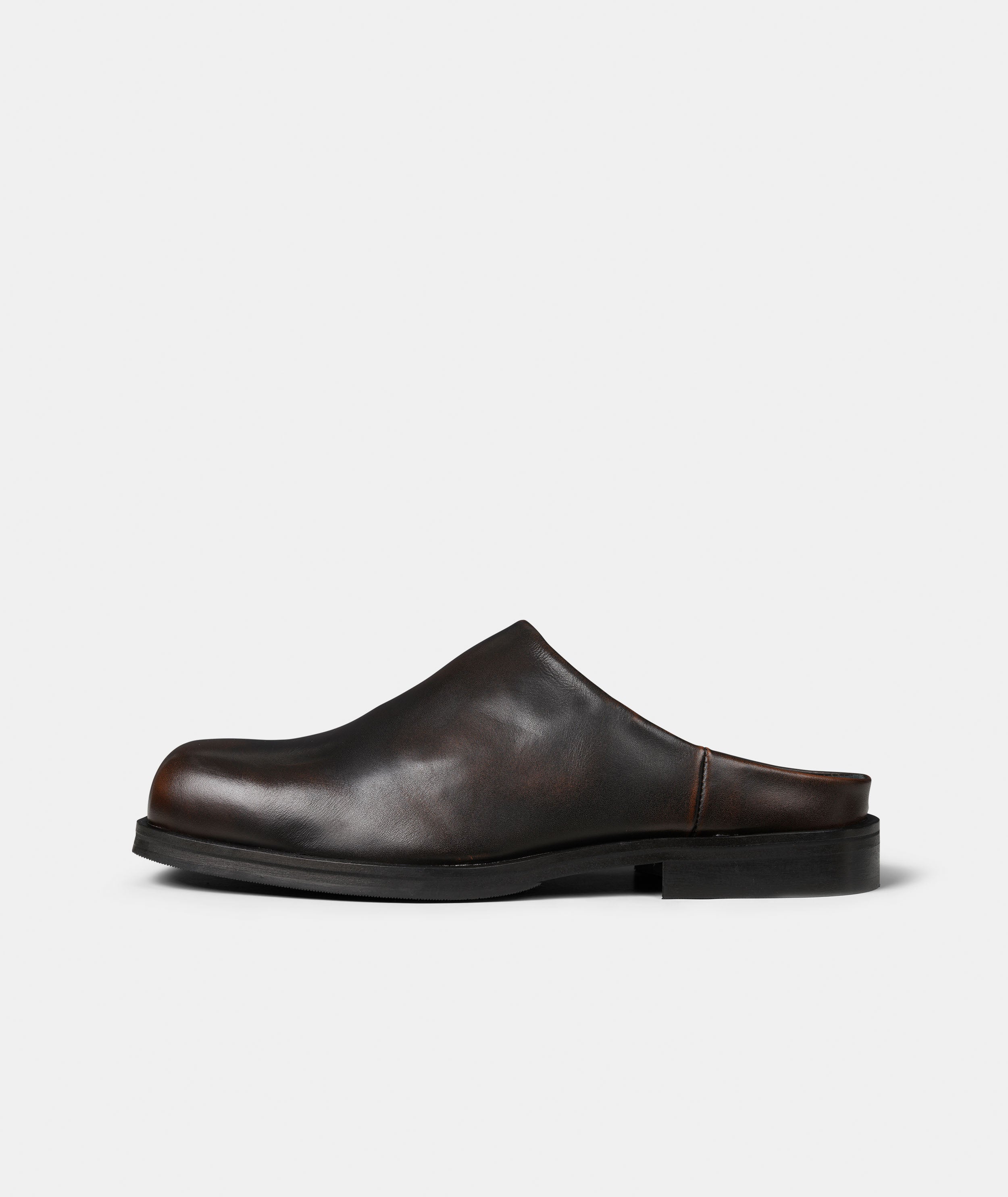 GARMENT PROJECT MAN Oliver - Brown Vintage Leather Mules 800 Brown