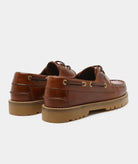 GARMENT PROJECT WMNS Ollie Boat Shoe - Brown Leather Shoes 800 Brown