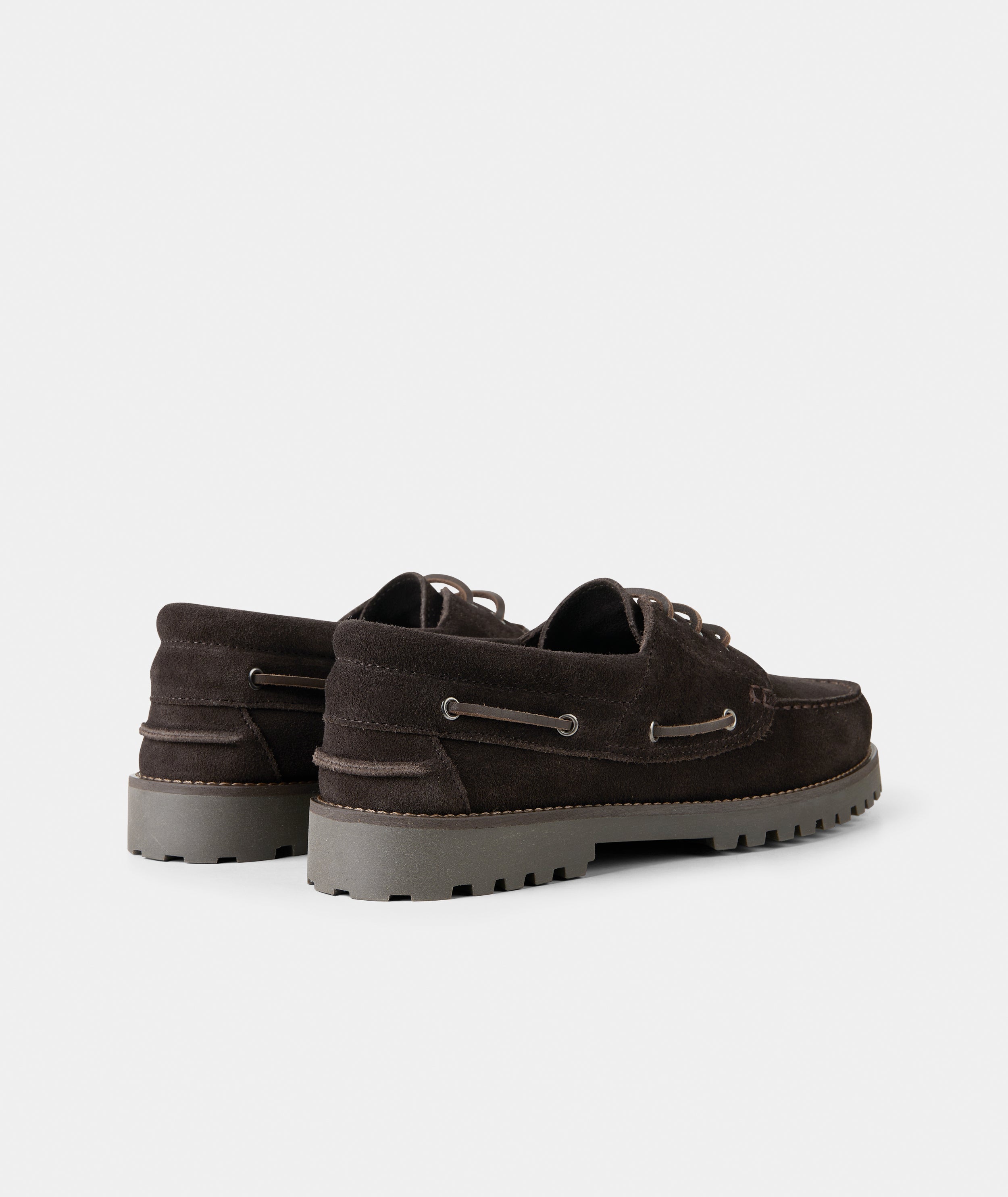 GARMENT PROJECT MAN Ollie Boat Shoe - Brown Suede Shoes 800 Brown