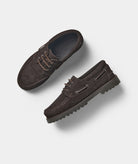 GARMENT PROJECT MAN Ollie Boat Shoe - Brown Suede Shoes 800 Brown