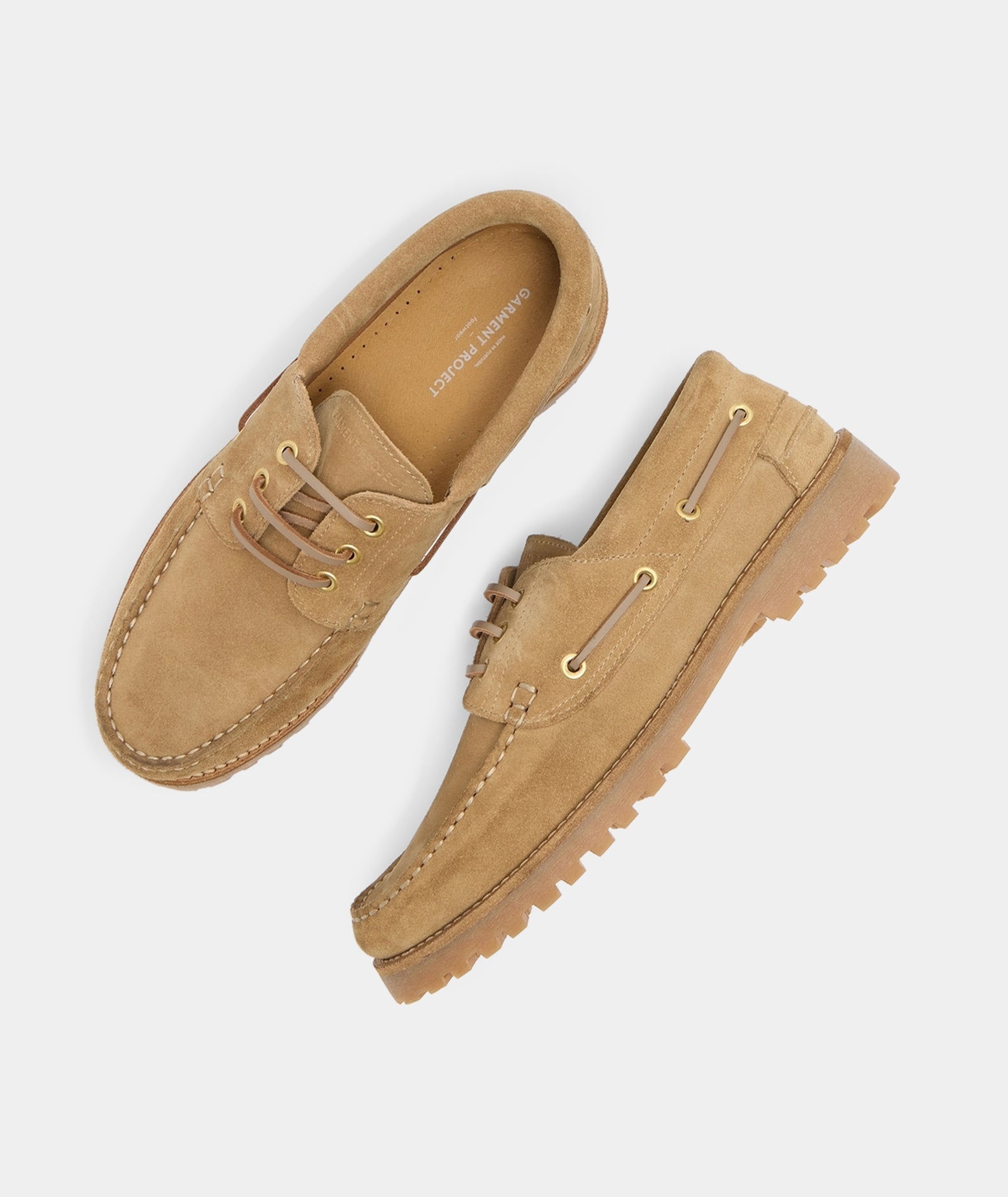 GARMENT PROJECT MAN Ollie Boat Shoe - Earth Suede Shoes 260 Earth