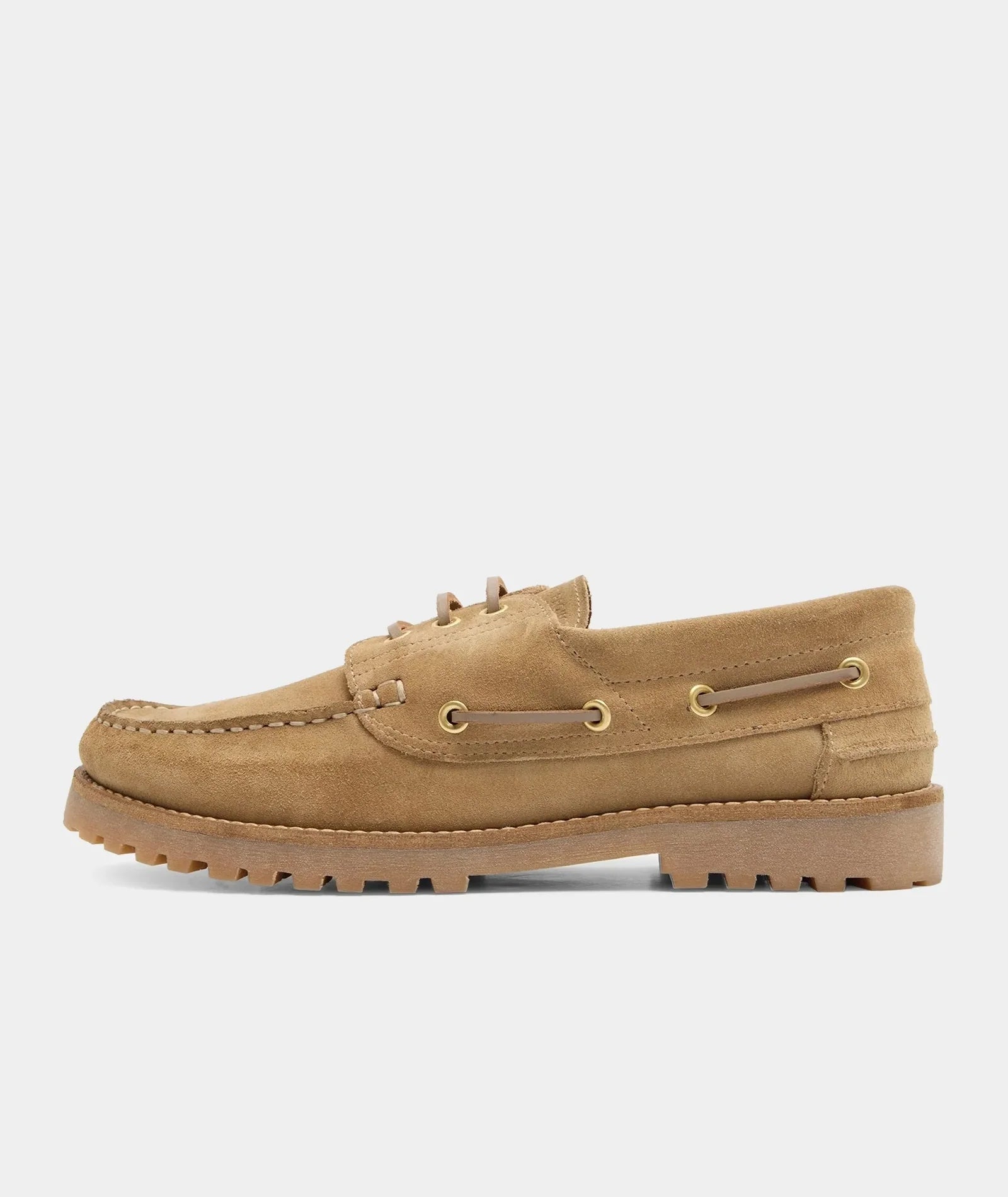GARMENT PROJECT WMNS Ollie Boat Shoe - Earth Suede Shoes 260 Earth