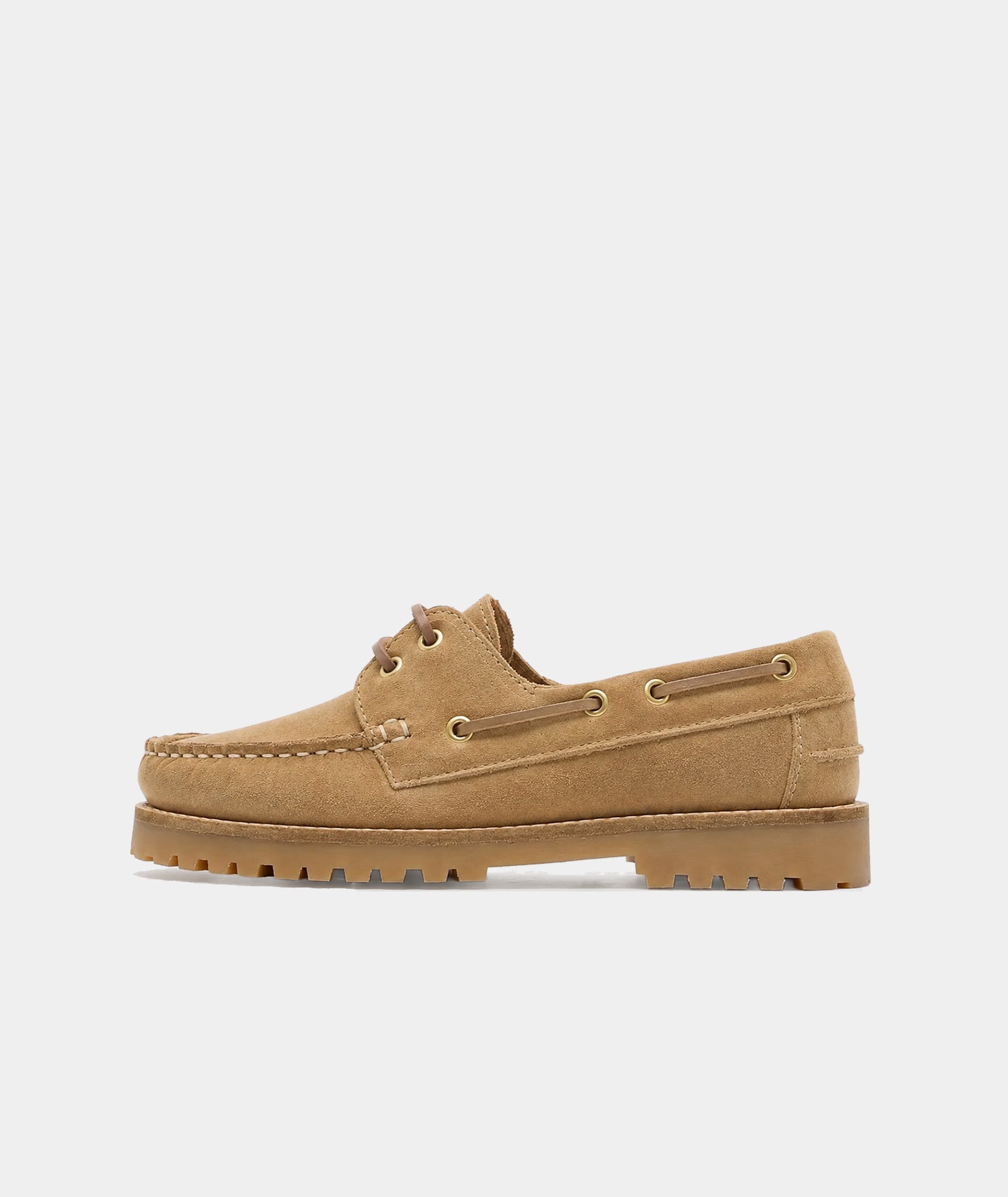 GARMENT PROJECT WMNS Ollie Boat Shoe - Earth Suede Shoes 260 Earth