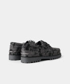 GARMENT PROJECT MAN Ollie Boat Shoe - Grey Pony Hair Shoes 400 Grey