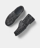 GARMENT PROJECT MAN Ollie Boat Shoe - Grey Pony Hair Shoes 400 Grey