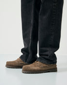 GARMENT PROJECT MAN Ollie Boat Shoe - Truffle Suede Shoes 265 Truffle