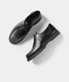 GARMENT PROJECT MAN Ollie Moc Toe - Black Leather Shoes 999 Black
