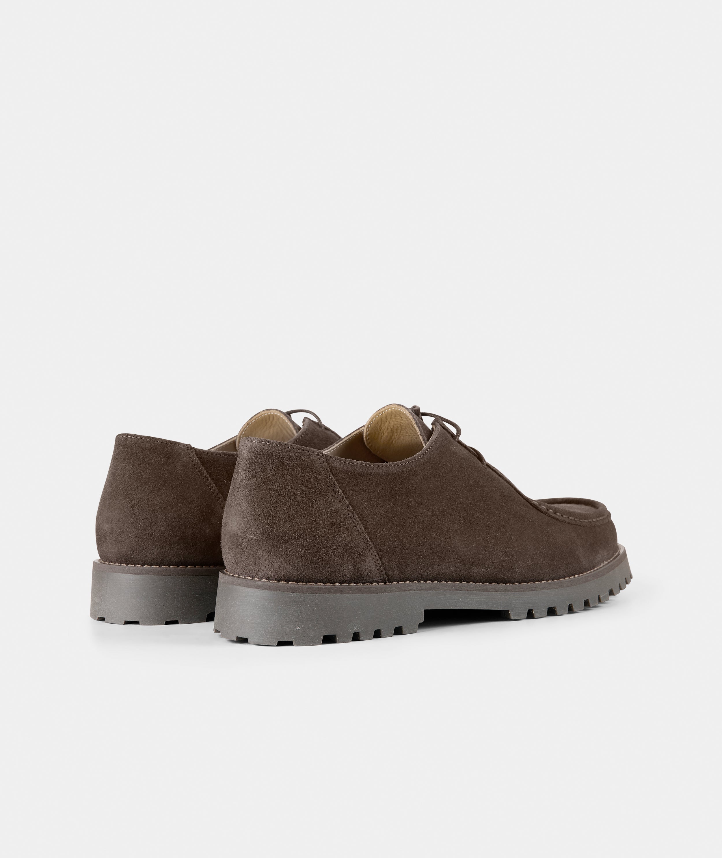 GARMENT PROJECT MAN Ollie Moc Toe - Brown Suede Shoes 800 Brown