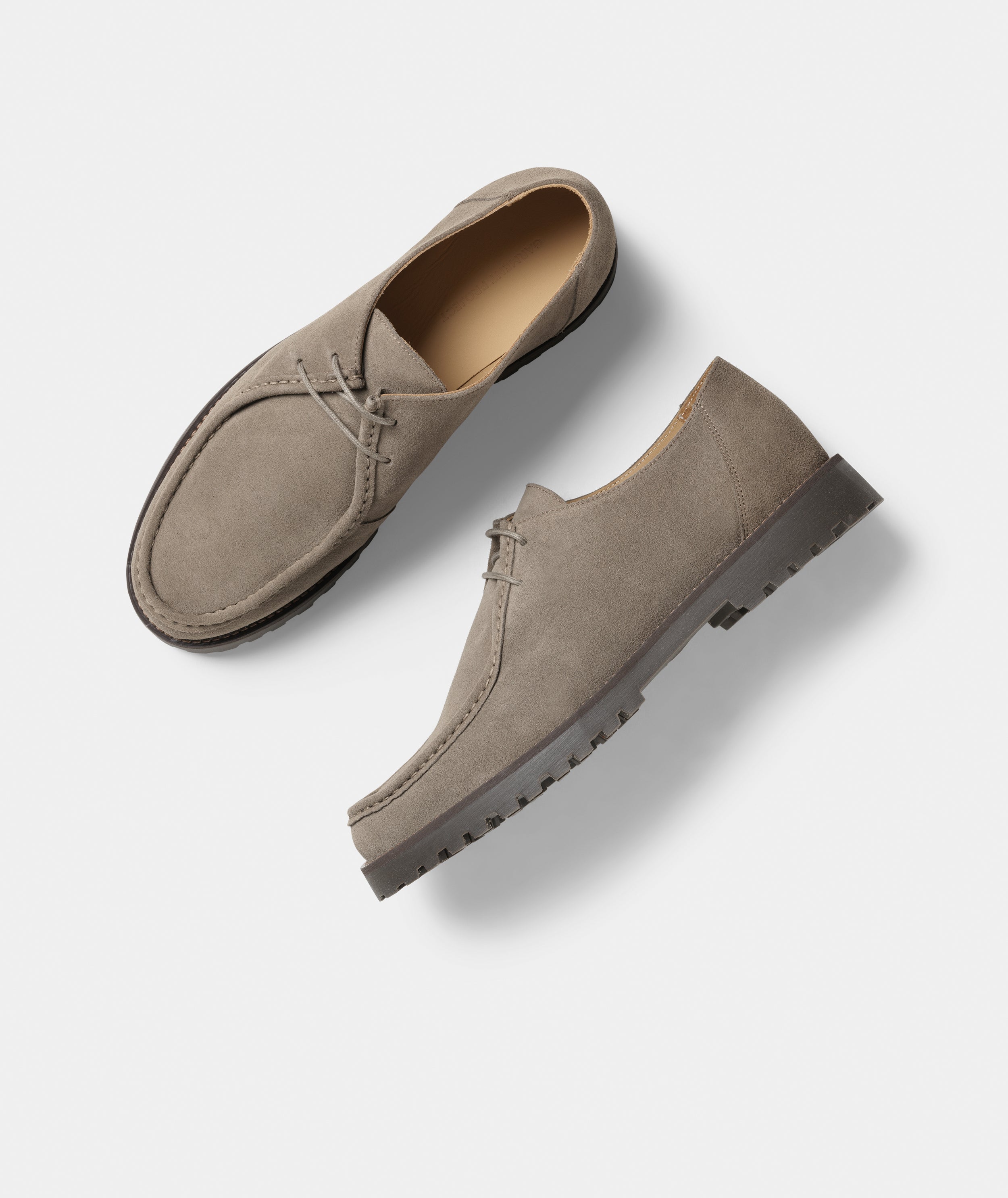 GARMENT PROJECT MAN Ollie Moc Toe - Truffle Suede Shoes 265 Truffle