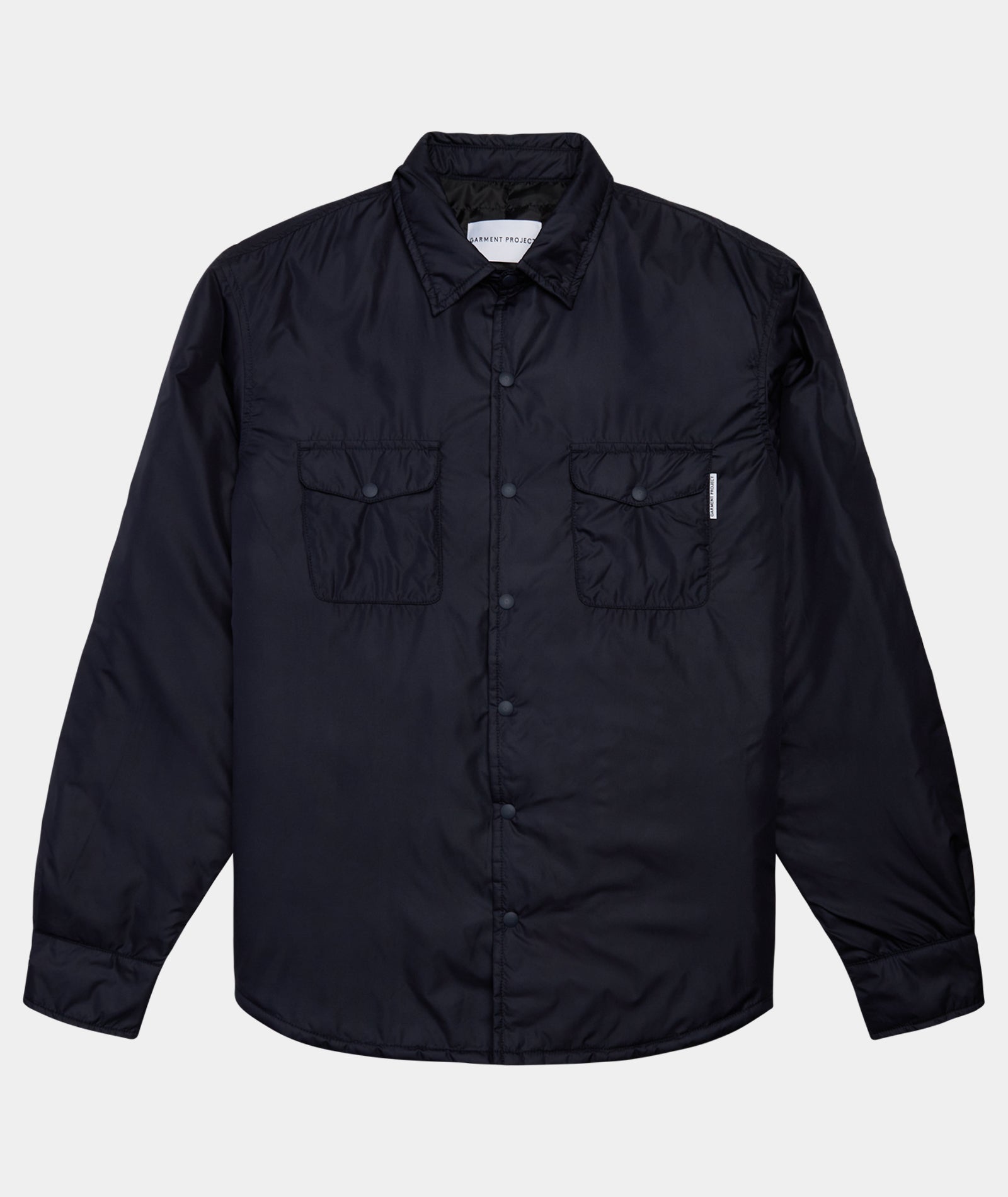 GARMENT PROJECT MAN Padded Nylon Shirt - Navy Shirt 500 Navy