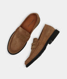 GARMENT PROJECT MAN Penny Loafer - Cognac Suede Loafer 650 Cognac