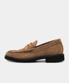 GARMENT PROJECT MAN Penny Loafer - Cognac Suede Loafer 650 Cognac