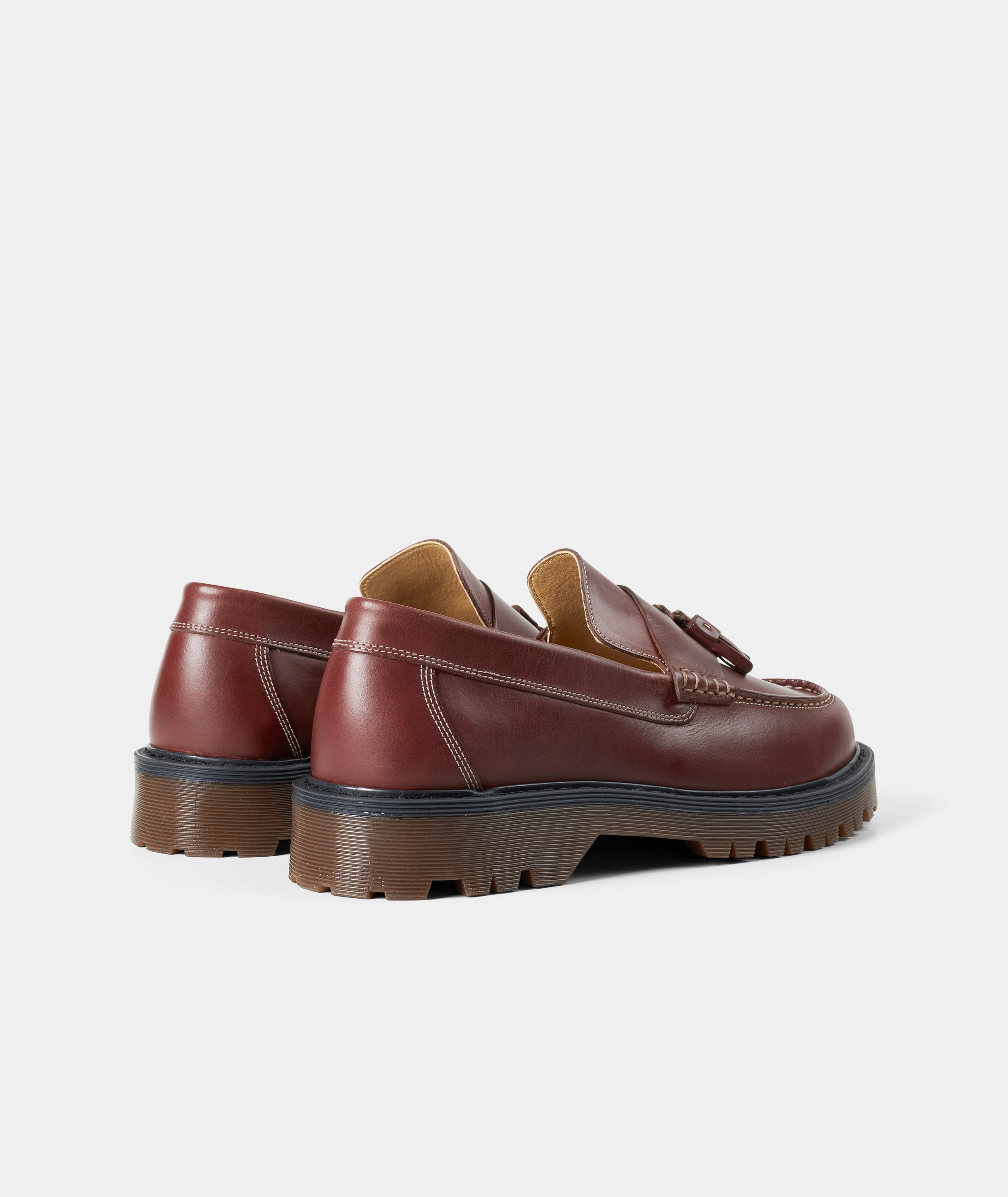 GARMENT PROJECT MAN Pete Loafer - Brown Leather Loafer 800 Brown