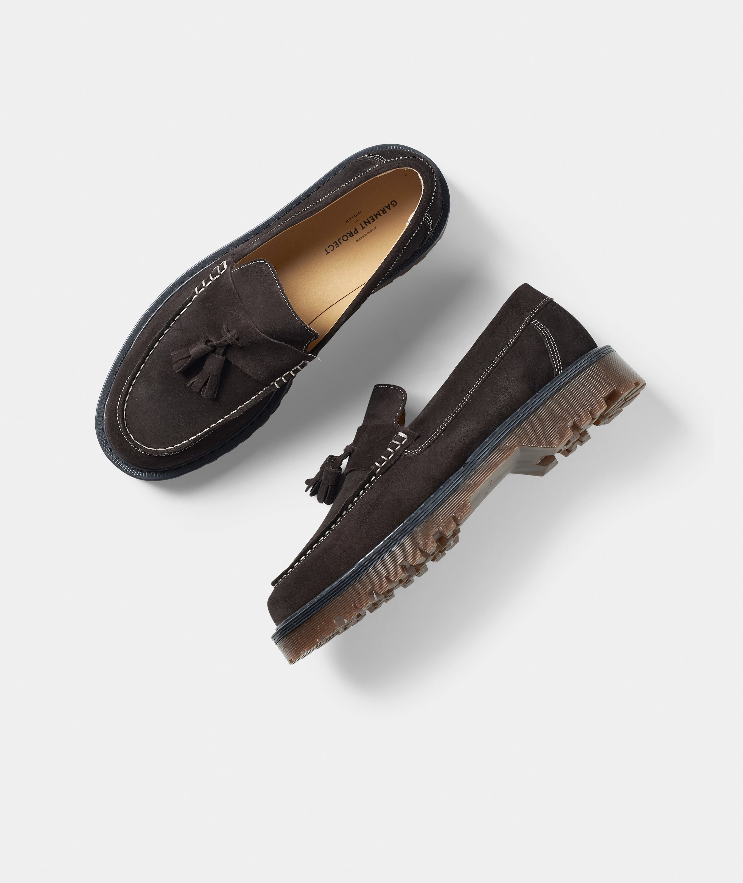 GARMENT PROJECT MAN Pete Loafer - Brown Suede Loafer 800 Brown