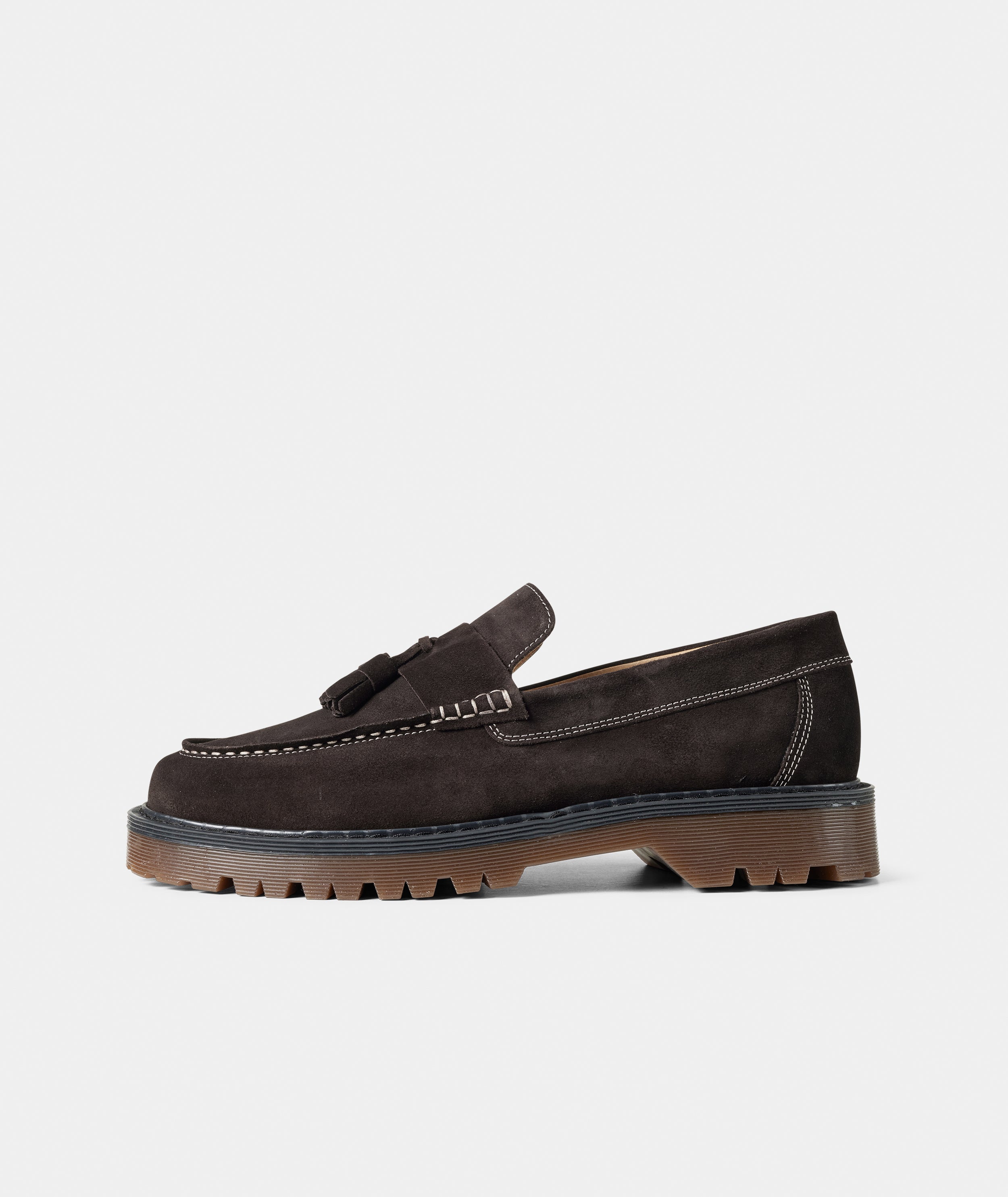 GARMENT PROJECT MAN Pete Loafer - Brown Suede Loafer 800 Brown
