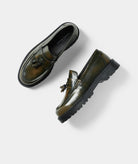 GARMENT PROJECT MAN Pete Loafer - Dark Green Three Toned Polido Loafer 215 Dark Green