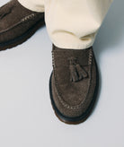 GARMENT PROJECT MAN Pete Loafer - Elephant Hairy Suede Loafer 460 Elephant