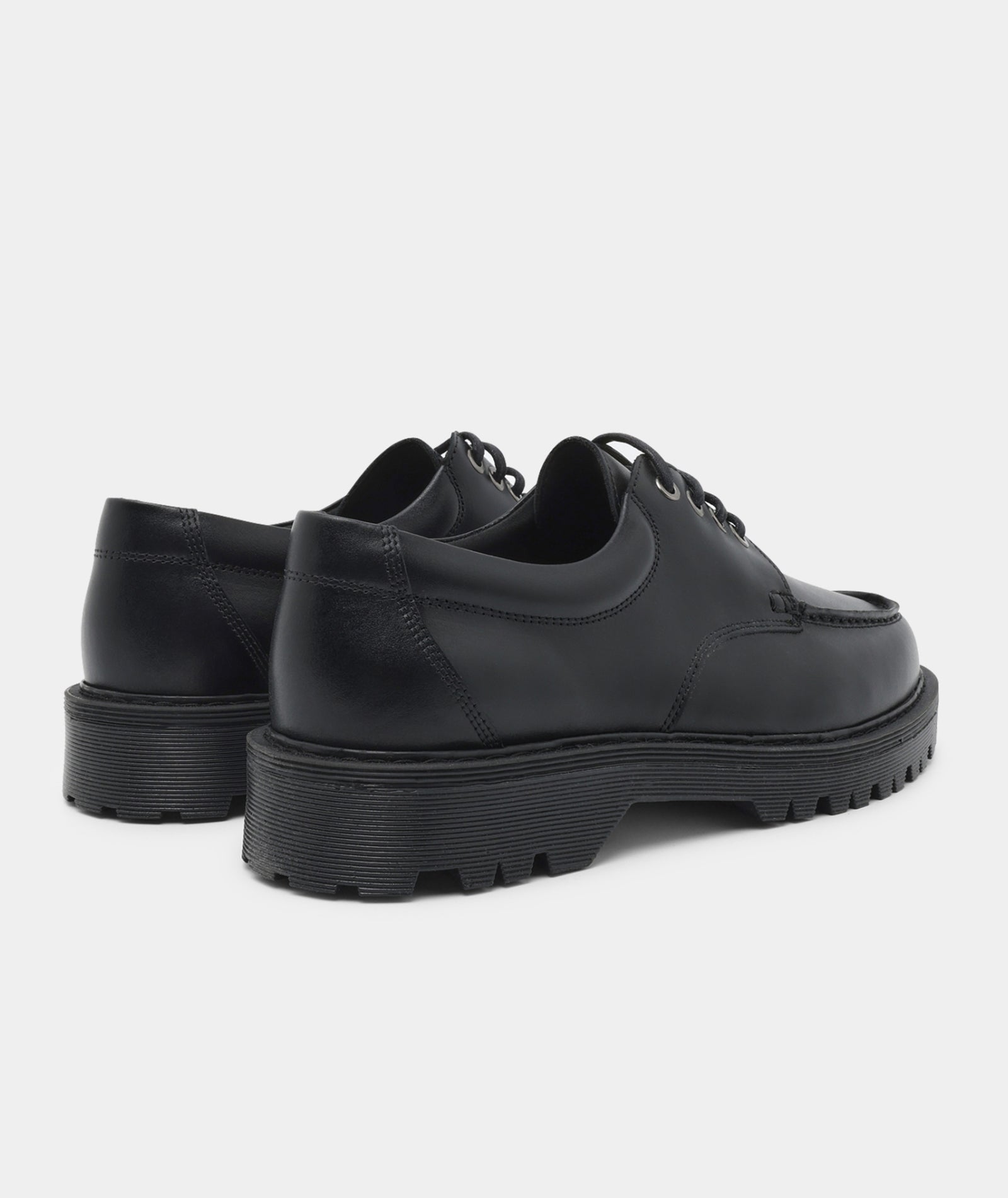 GARMENT PROJECT MAN Pete Moc Toe - Black Leather Shoes 999 Black
