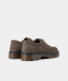 GARMENT PROJECT MAN Pete Moc Toe - Elephant Hairy Suede Shoes 460 Elephant