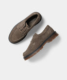 GARMENT PROJECT MAN Pete Moc Toe - Elephant Hairy Suede Shoes 460 Elephant